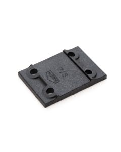 Tie Plate for 7/8" base rail, black