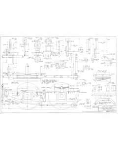 H-35 Harpur 2-4-0 Complete Set of Drawings