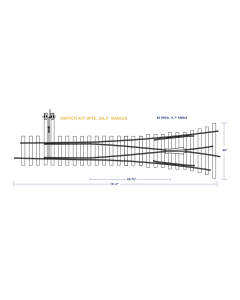Wye Switch Kit - 54.5" radius