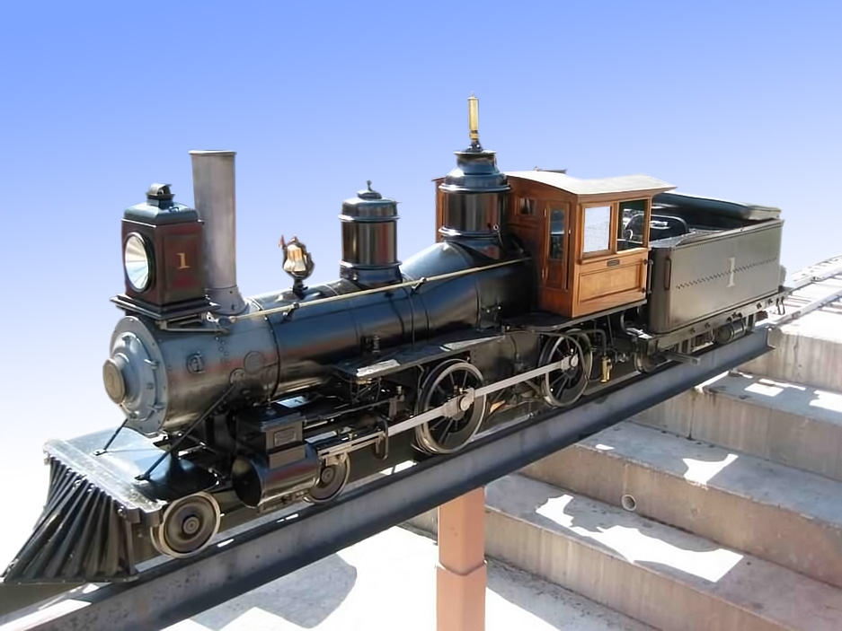 Original Fulton 2.5" scale locomotive developed by Pat Allen and Dr. Don Fite Original Fulton 2.5" scale locomotive developed by Pat Allen and Dr. Don Fite